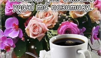 Бажаю зранку гарного настрою